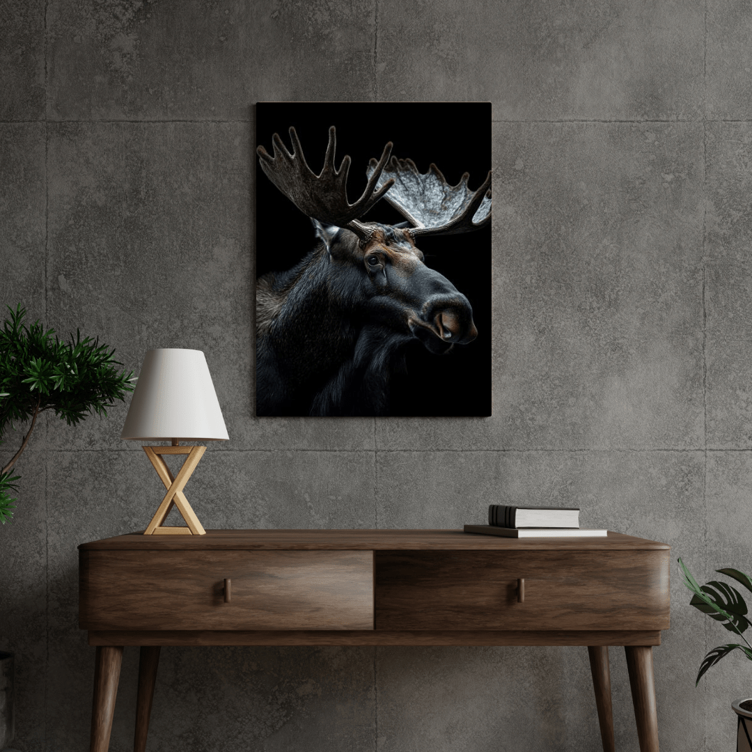 Majestic Moose - Wildlife Wall Art - Aestheticanvas