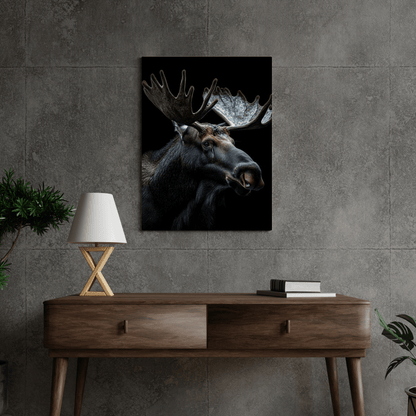 Majestic Moose - Wildlife Wall Art - Aestheticanvas