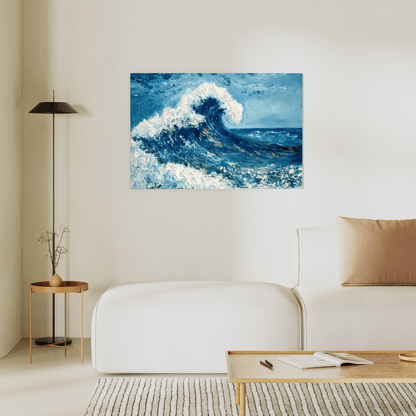 Majestic Ocean Wave - Seascape Wall Art - Aestheticanvas