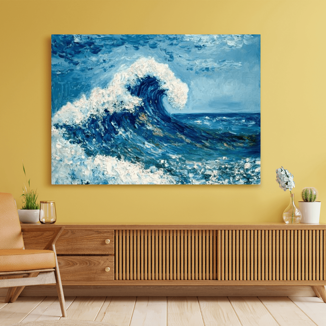 Majestic Ocean Wave - Seascape Wall Art - Aestheticanvas