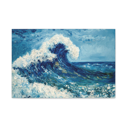 Majestic Ocean Wave - Seascape Wall Art - Aestheticanvas