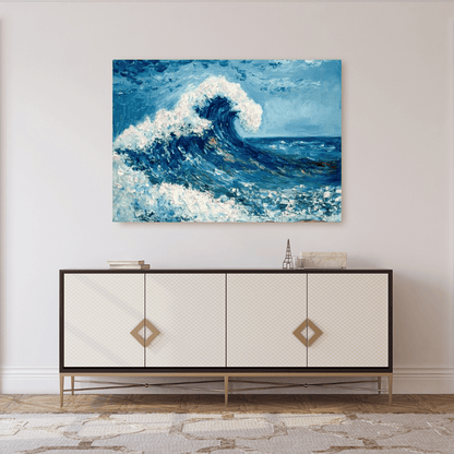 Majestic Ocean Wave - Seascape Wall Art - Aestheticanvas