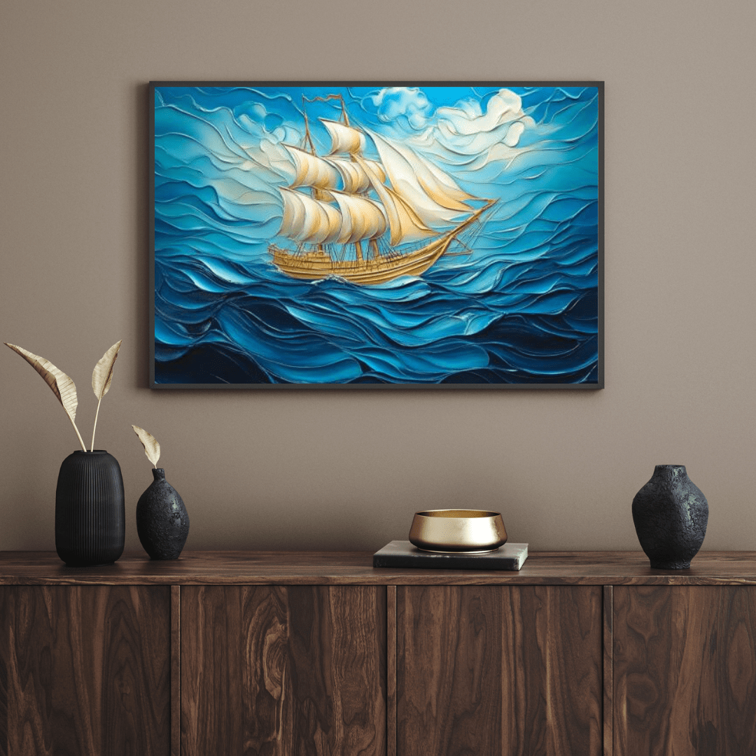 Majestic Sailing Voyage - Nautical Wall Art - Aestheticanvas