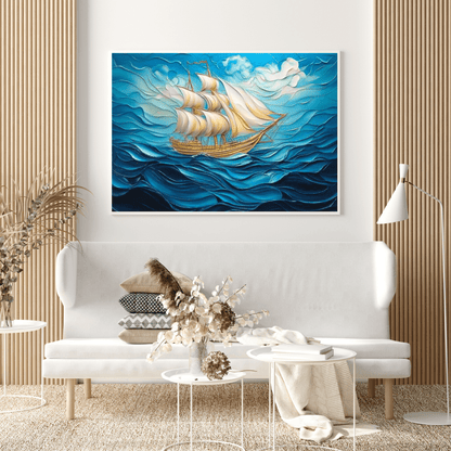 Majestic Sailing Voyage - Nautical Wall Art - Aestheticanvas