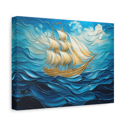 Majestic Sailing Voyage - Nautical Wall Art - Aestheticanvas