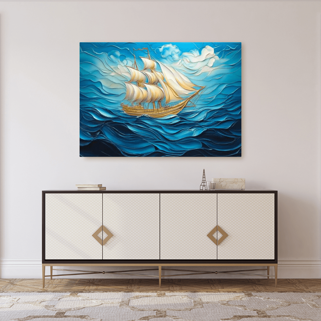 Majestic Sailing Voyage - Nautical Wall Art - Aestheticanvas