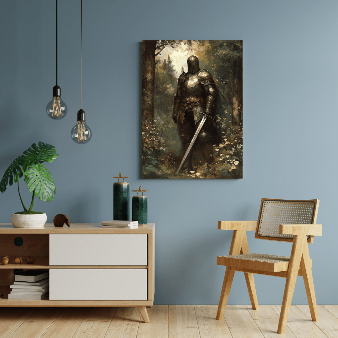 Medieval Knight - Fantasy Wall Art - Aestheticanvas