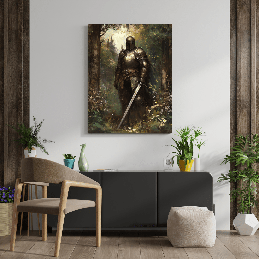 Medieval Knight - Fantasy Wall Art - Aestheticanvas