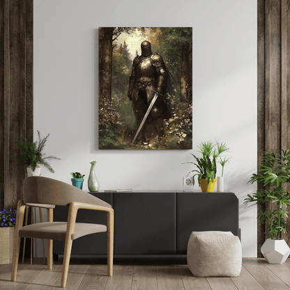 Medieval Knight - Fantasy Wall Art - Aestheticanvas