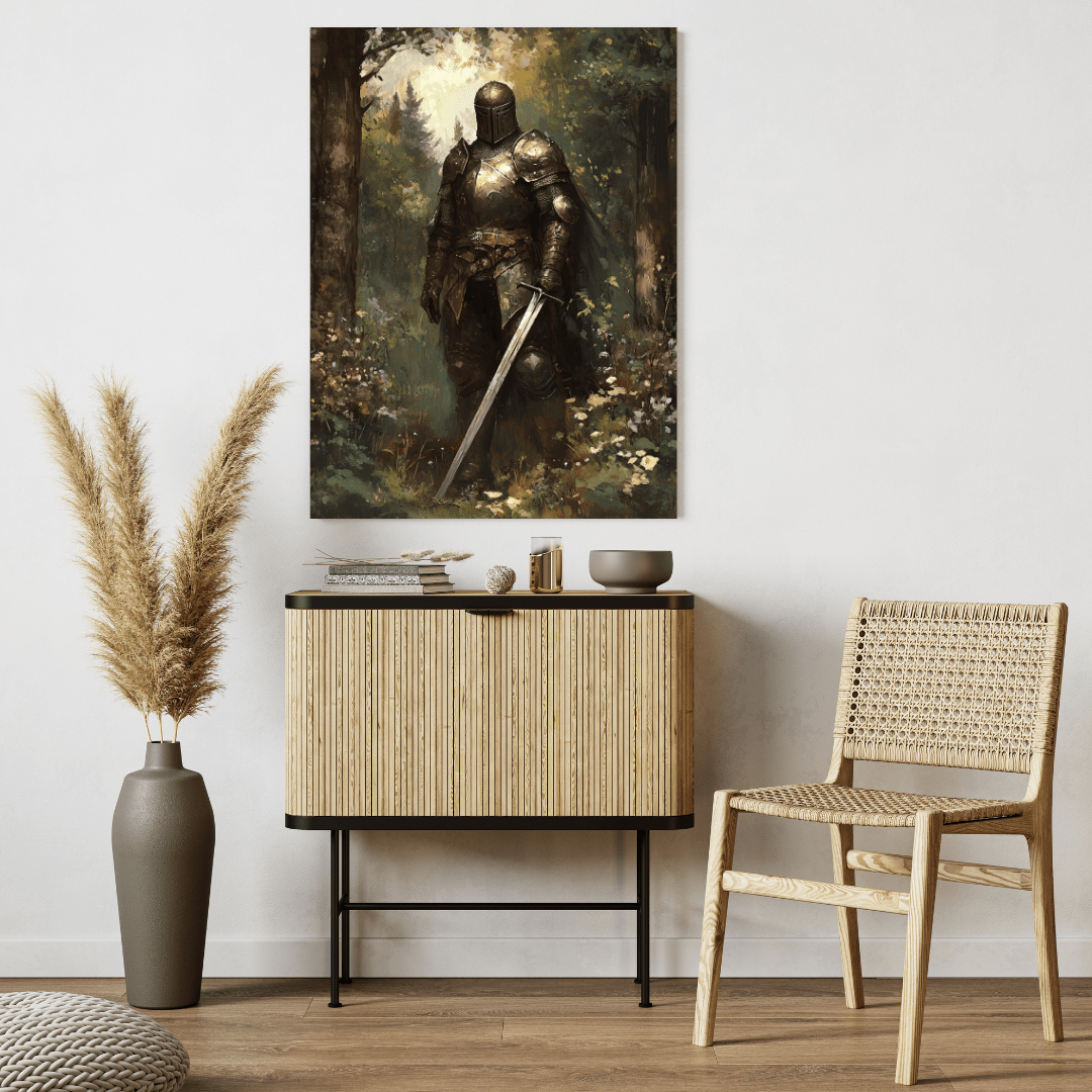 Medieval Knight - Fantasy Wall Art - Aestheticanvas