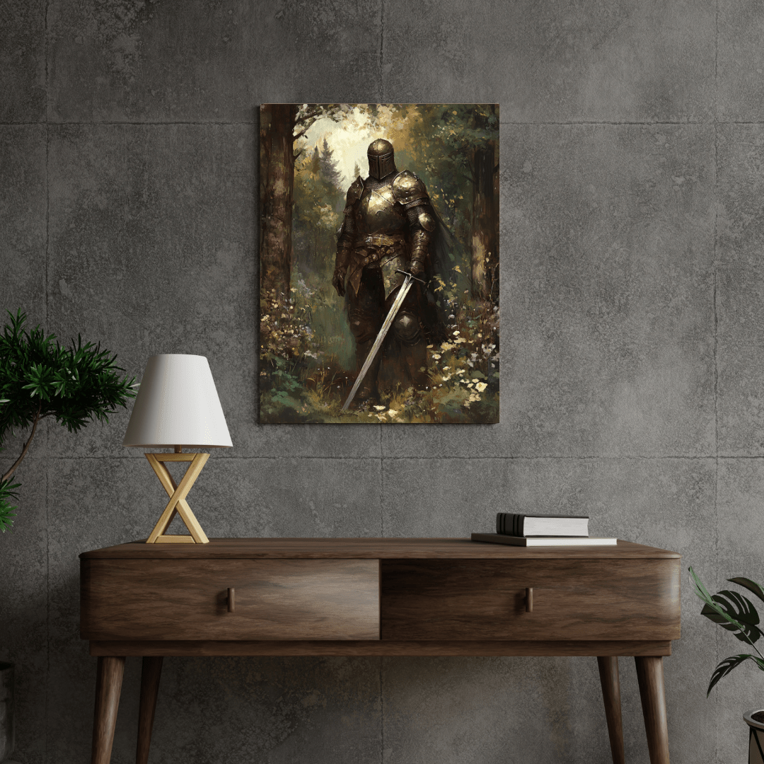 Medieval Knight - Fantasy Wall Art - Aestheticanvas