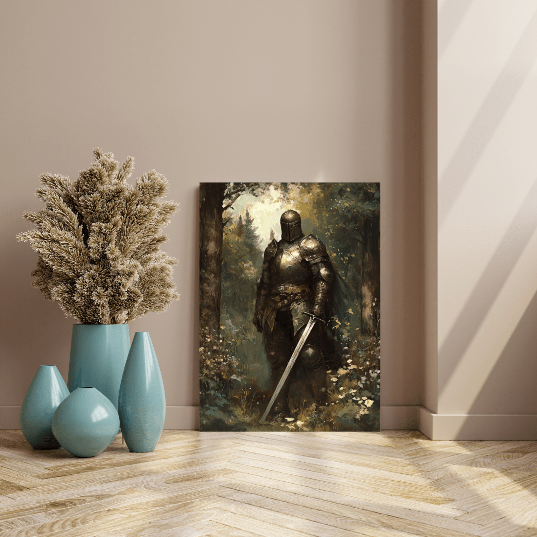 Medieval Knight - Fantasy Wall Art - Aestheticanvas