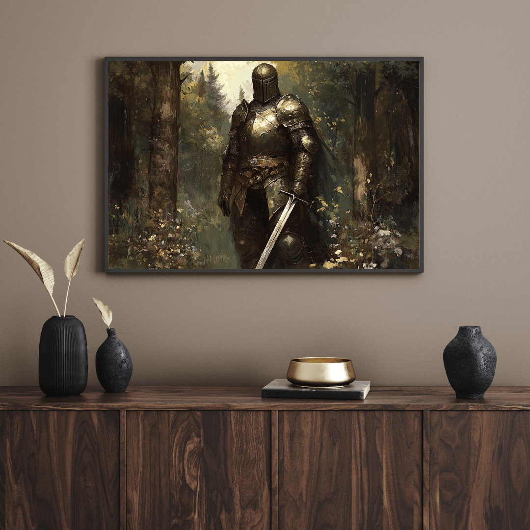 Medieval Knight - Fantasy Wall Art - Aestheticanvas