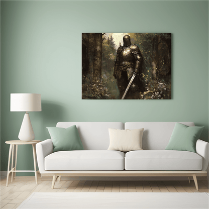 Medieval Knight - Fantasy Wall Art - Aestheticanvas