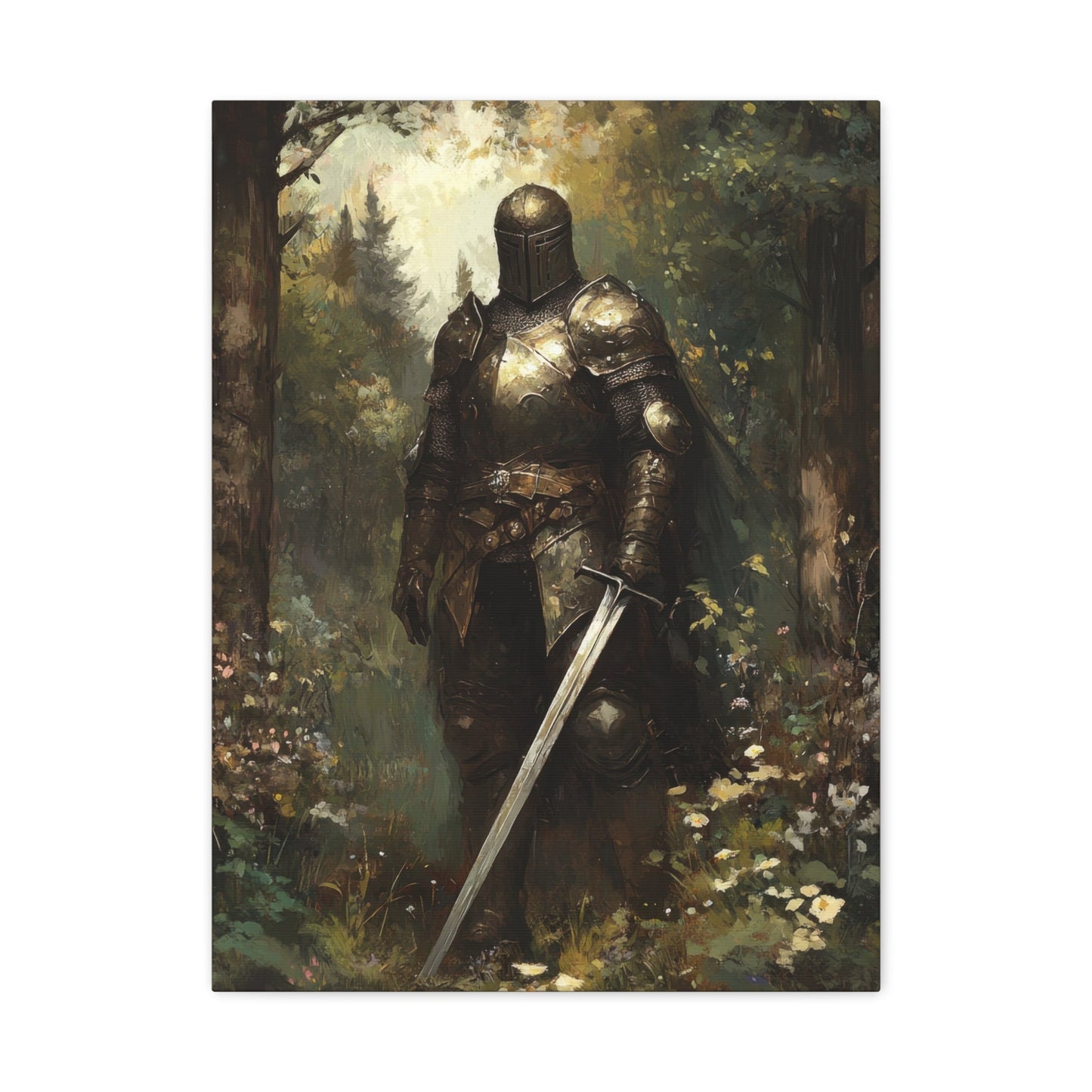 Medieval Knight - Fantasy Wall Art - Aestheticanvas