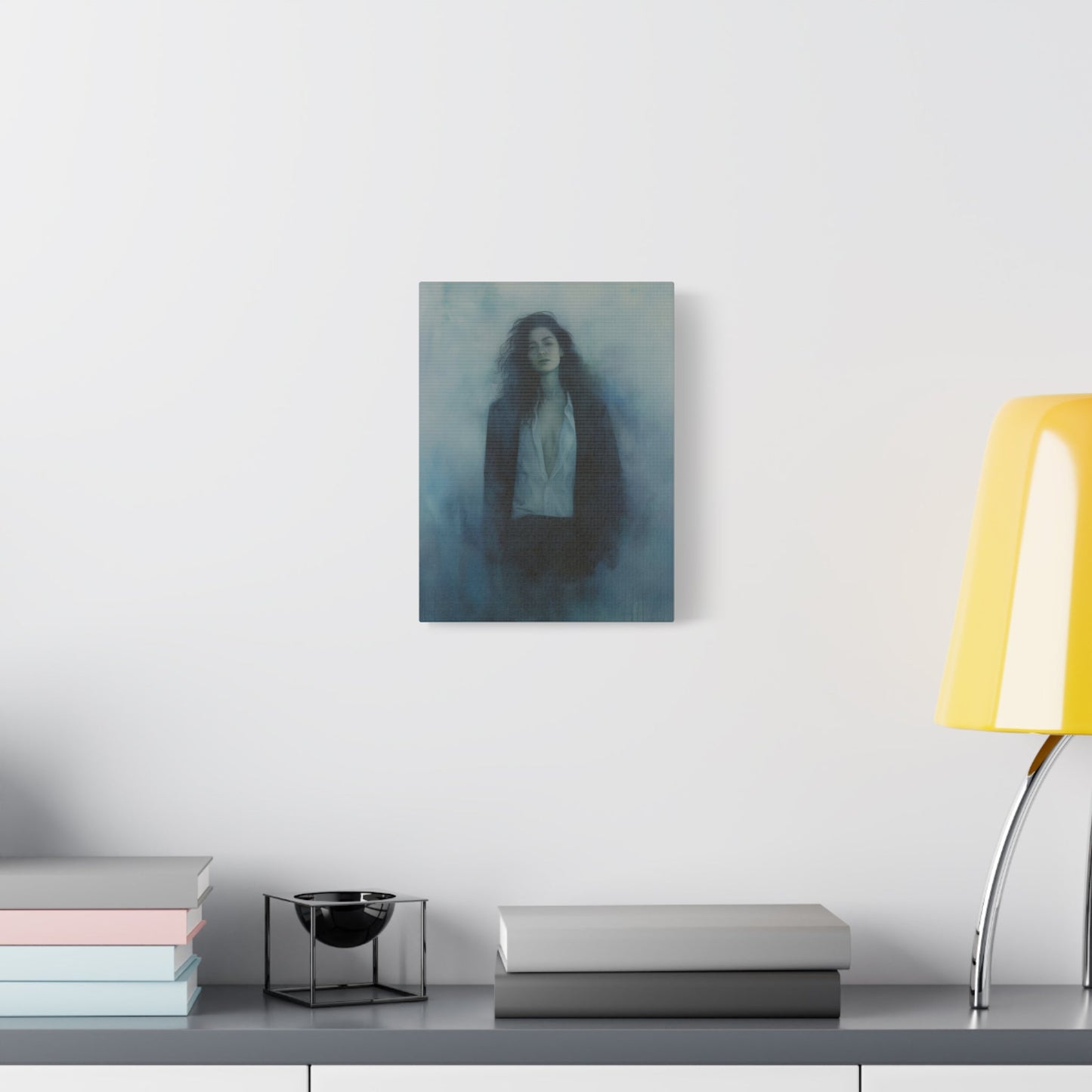 Melancholic Reflection - Portrait Wall Art - Aestheticanvas