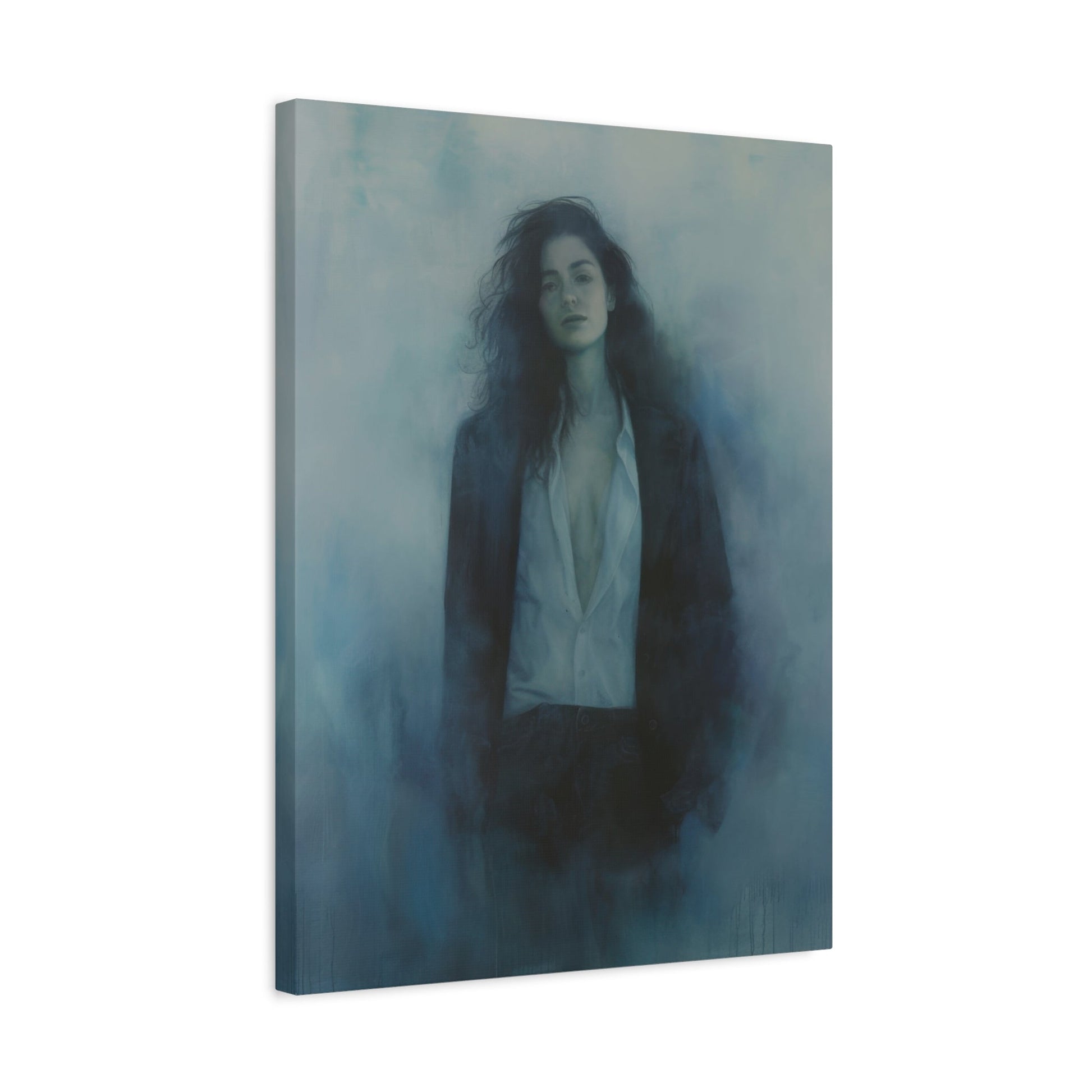 Melancholic Reflection - Portrait Wall Art - Aestheticanvas