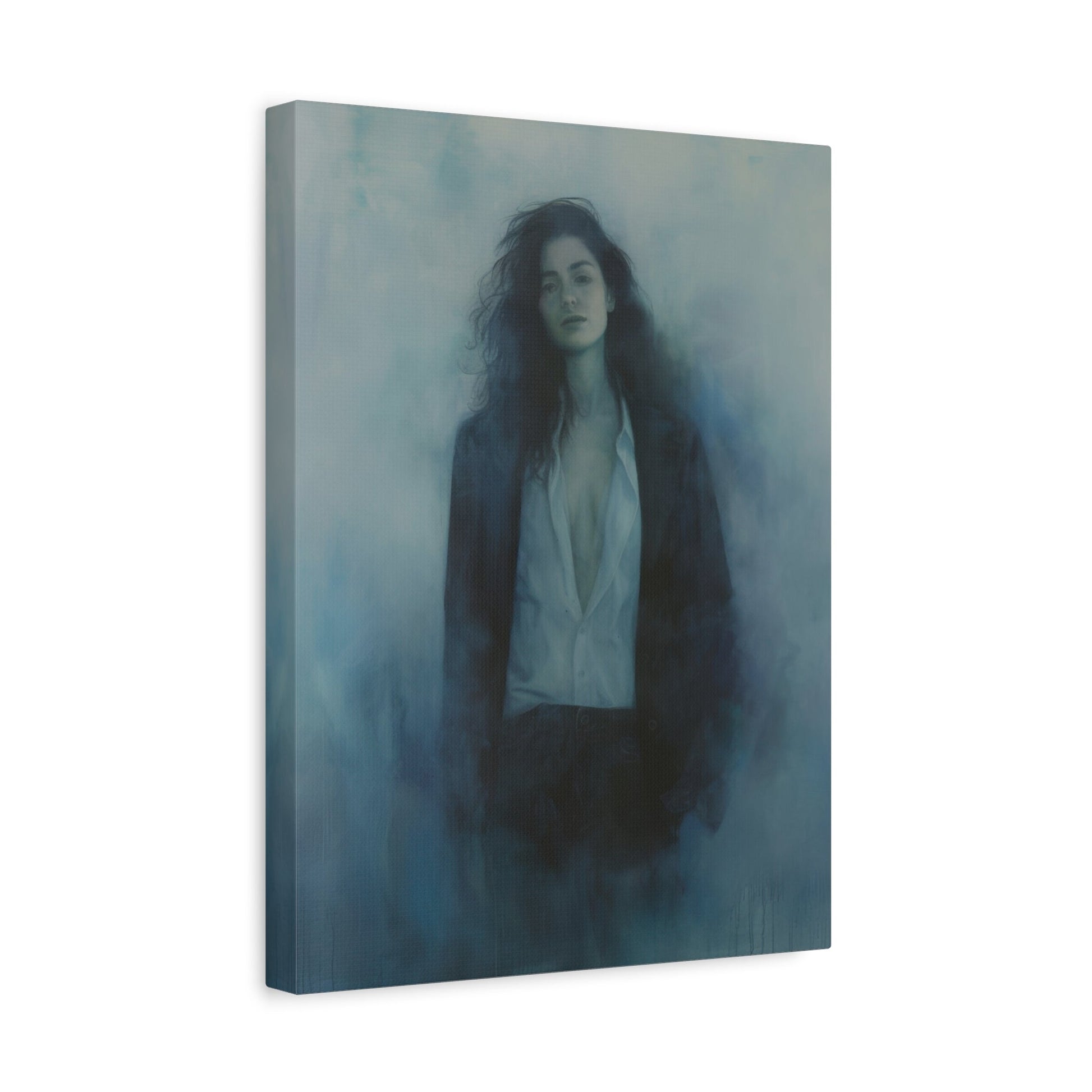 Melancholic Reflection - Portrait Wall Art - Aestheticanvas