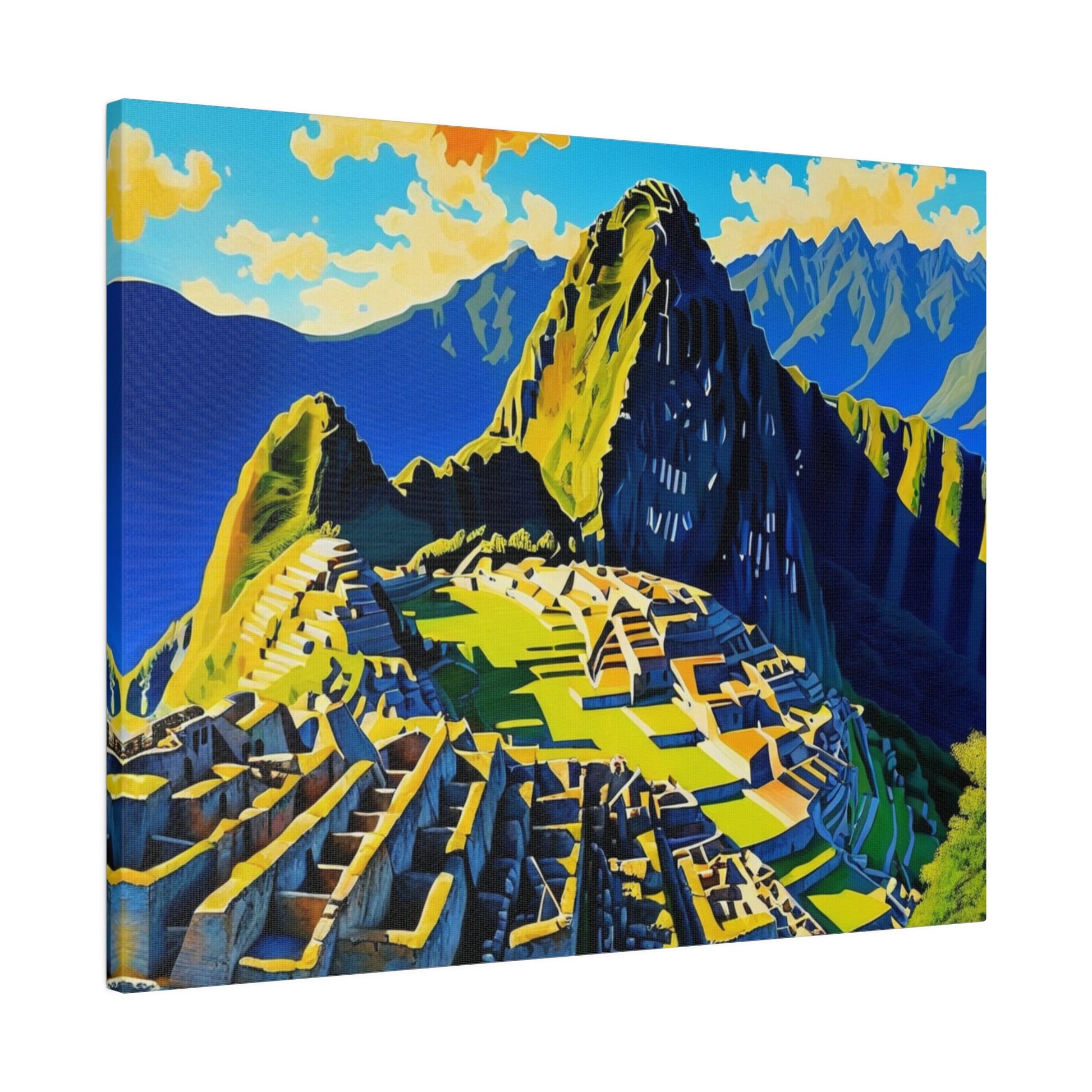 Minimalist Machu Picchu - Peru Wall Art - Aestheticanvas