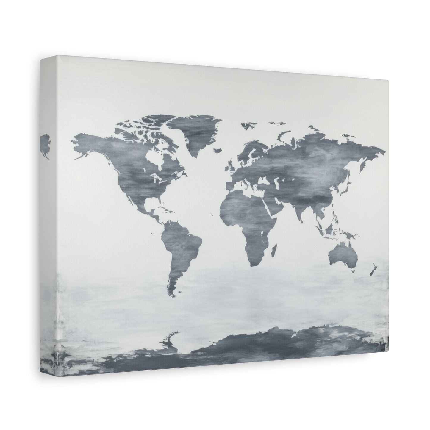 Minimalist World Map Art - Geography Wall Art - Aestheticanvas