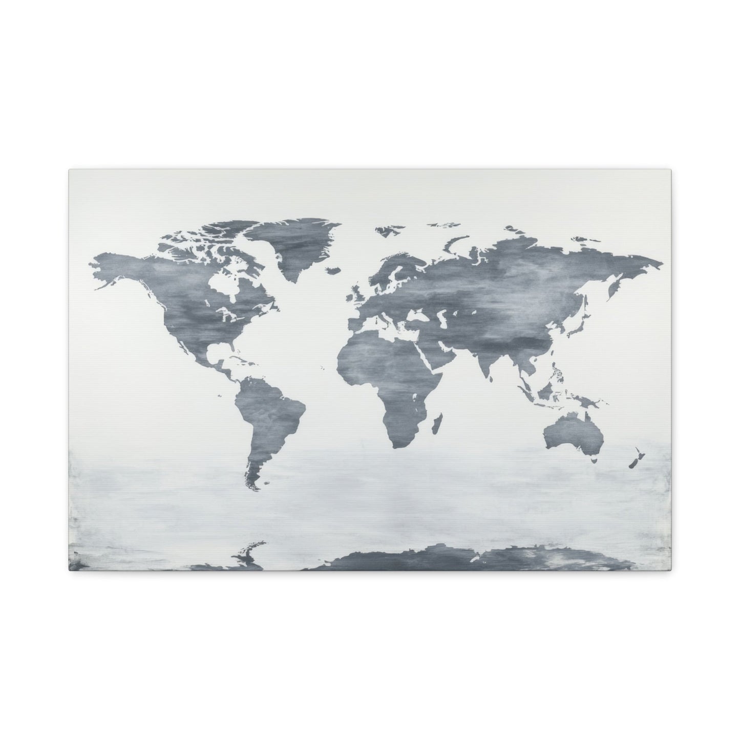 Minimalist World Map Art - Geography Wall Art - Aestheticanvas