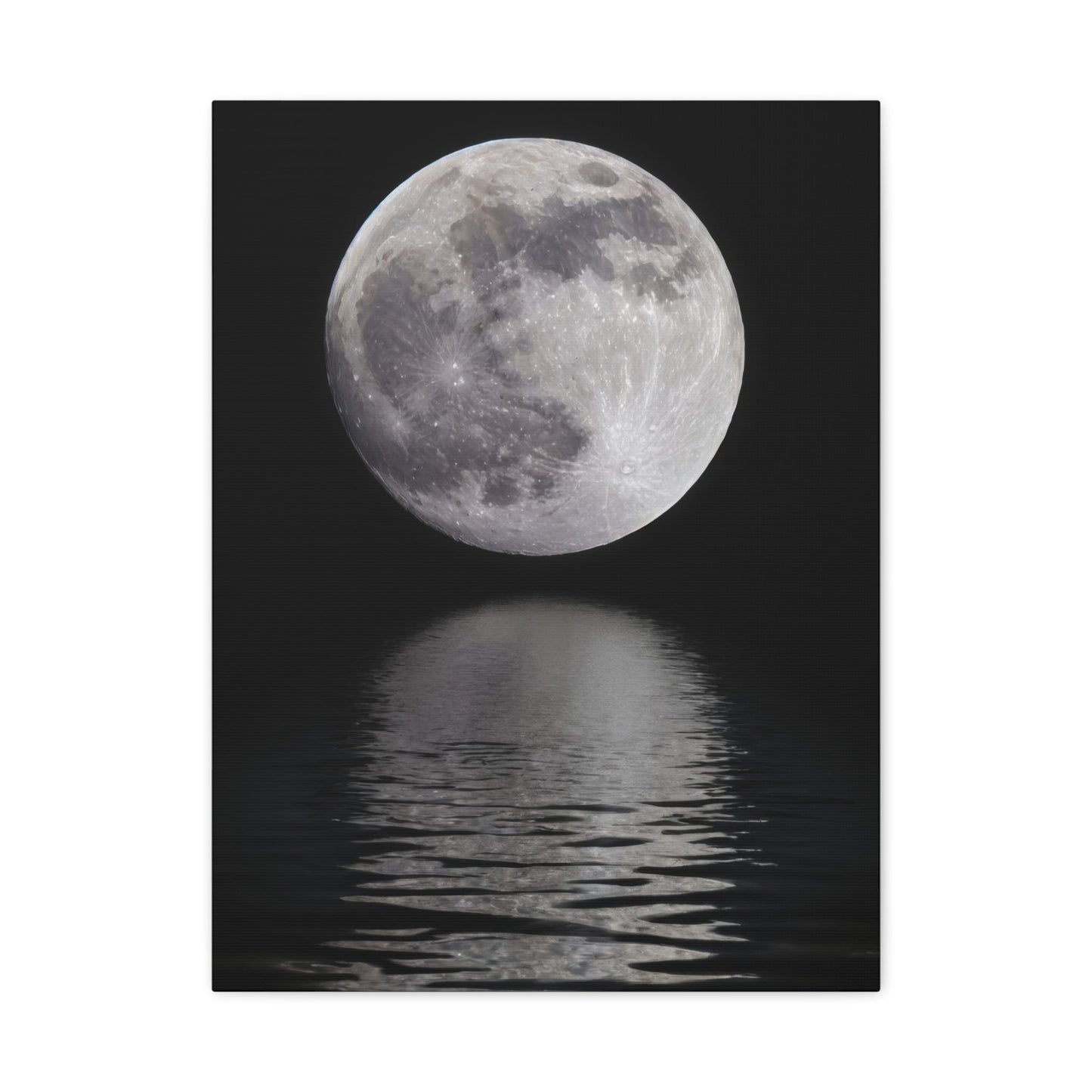 Moonlit Serenity - Night Sky Wall Art - Aestheticanvas