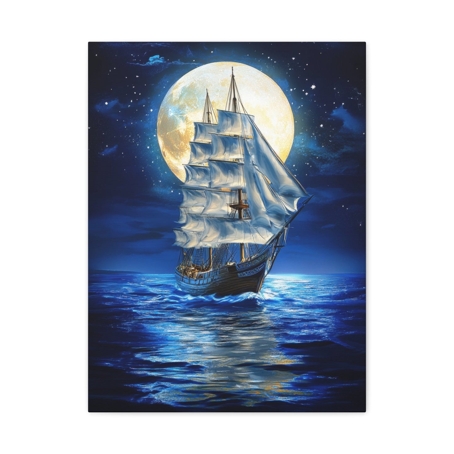 Moonlit Voyage - Limited Wall Art - Aestheticanvas