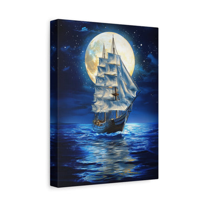 Moonlit Voyage - Limited Wall Art - Aestheticanvas