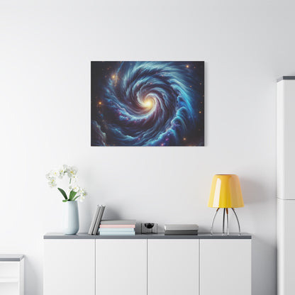 Mystical Spiral Galaxy - Space Wall Art - Aestheticanvas