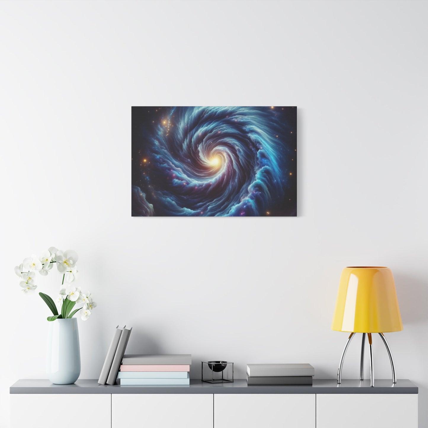 Mystical Spiral Galaxy - Space Wall Art - Aestheticanvas