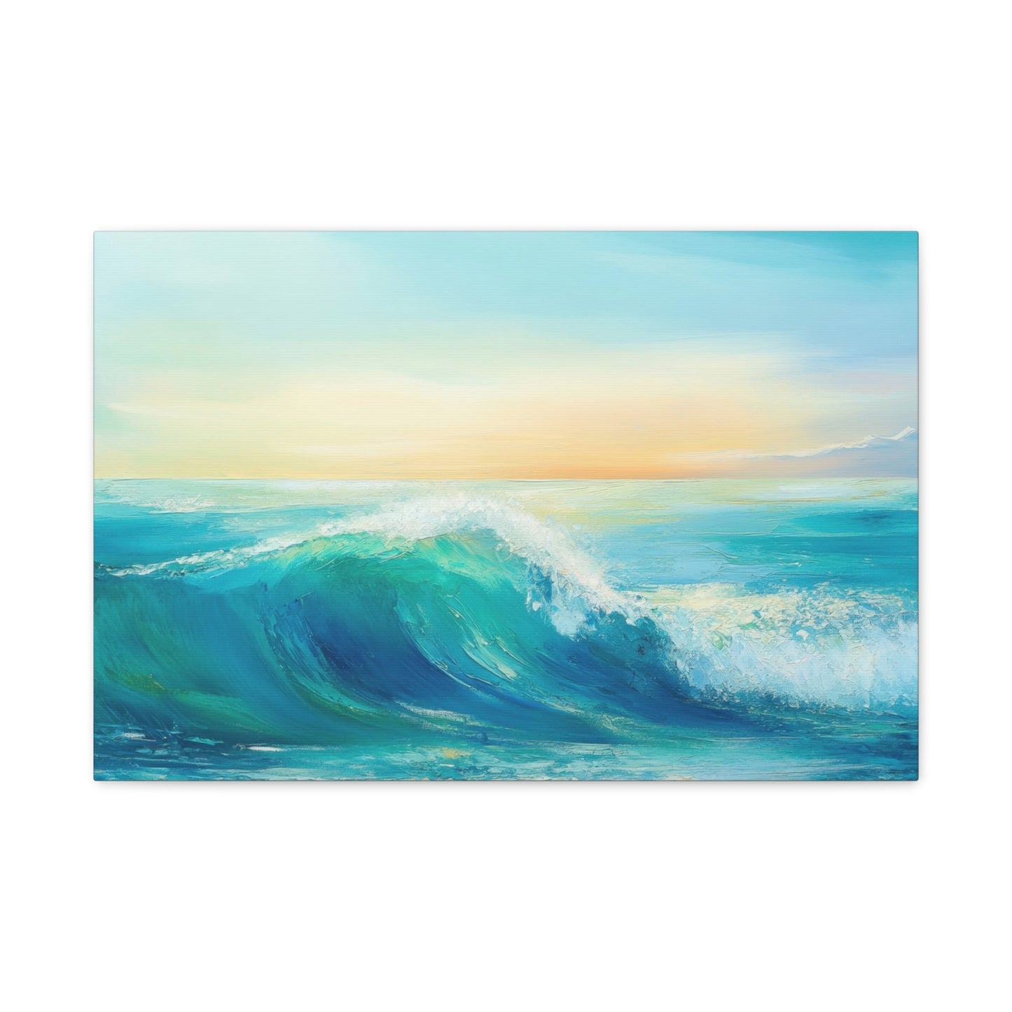 Ocean's Tranquil Dawn - Seascape Wall Art - Aestheticanvas