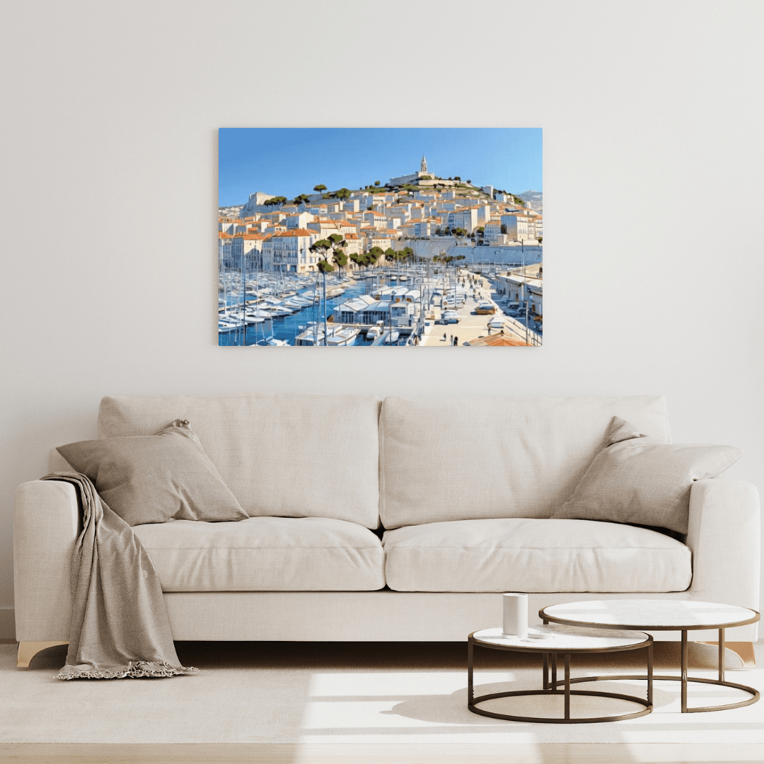 Old Port Of Marseille - City Wall Art - Aestheticanvas