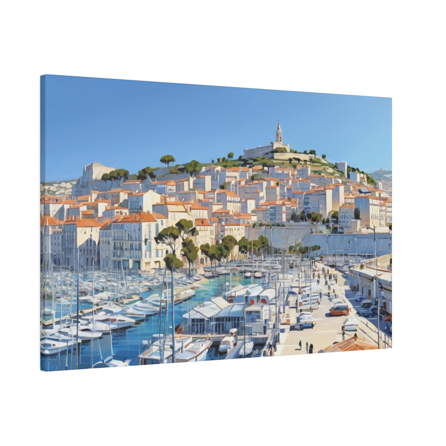 Old Port Of Marseille - City Wall Art - Aestheticanvas