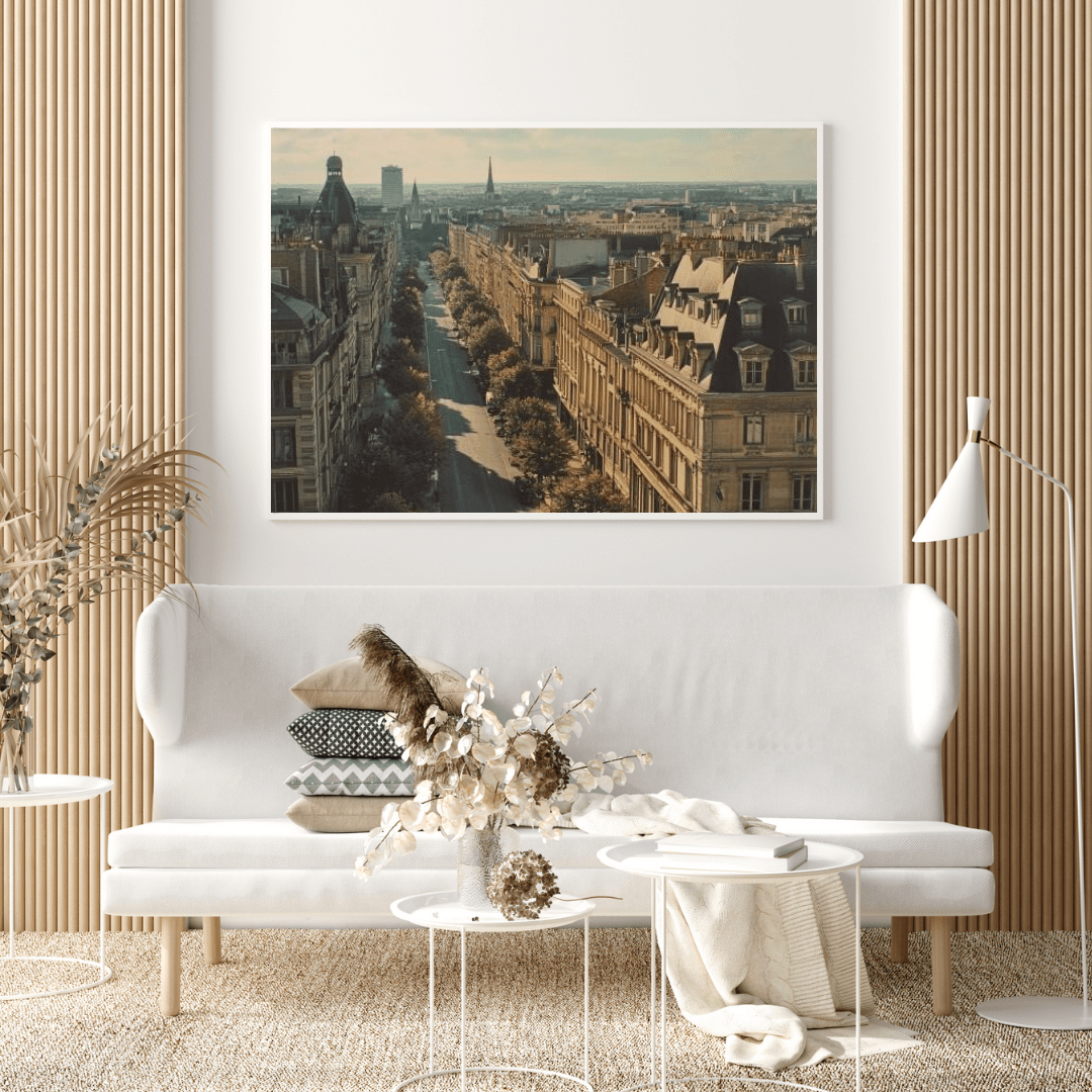 Parisian Boulevard Serenity - Urban Wall Art - Aestheticanvas