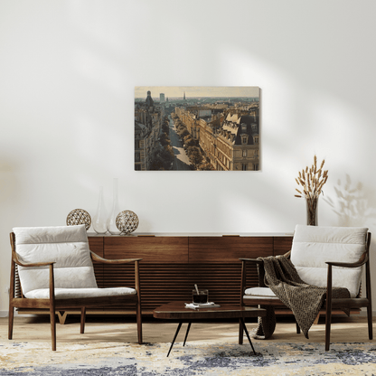 Parisian Boulevard Serenity - Urban Wall Art - Aestheticanvas