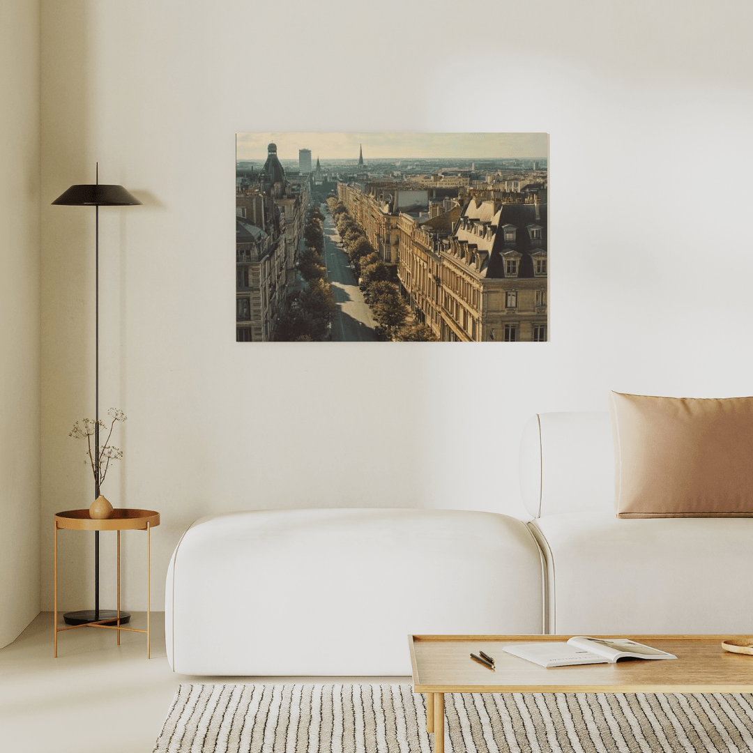 Parisian Boulevard Serenity - Urban Wall Art - Aestheticanvas