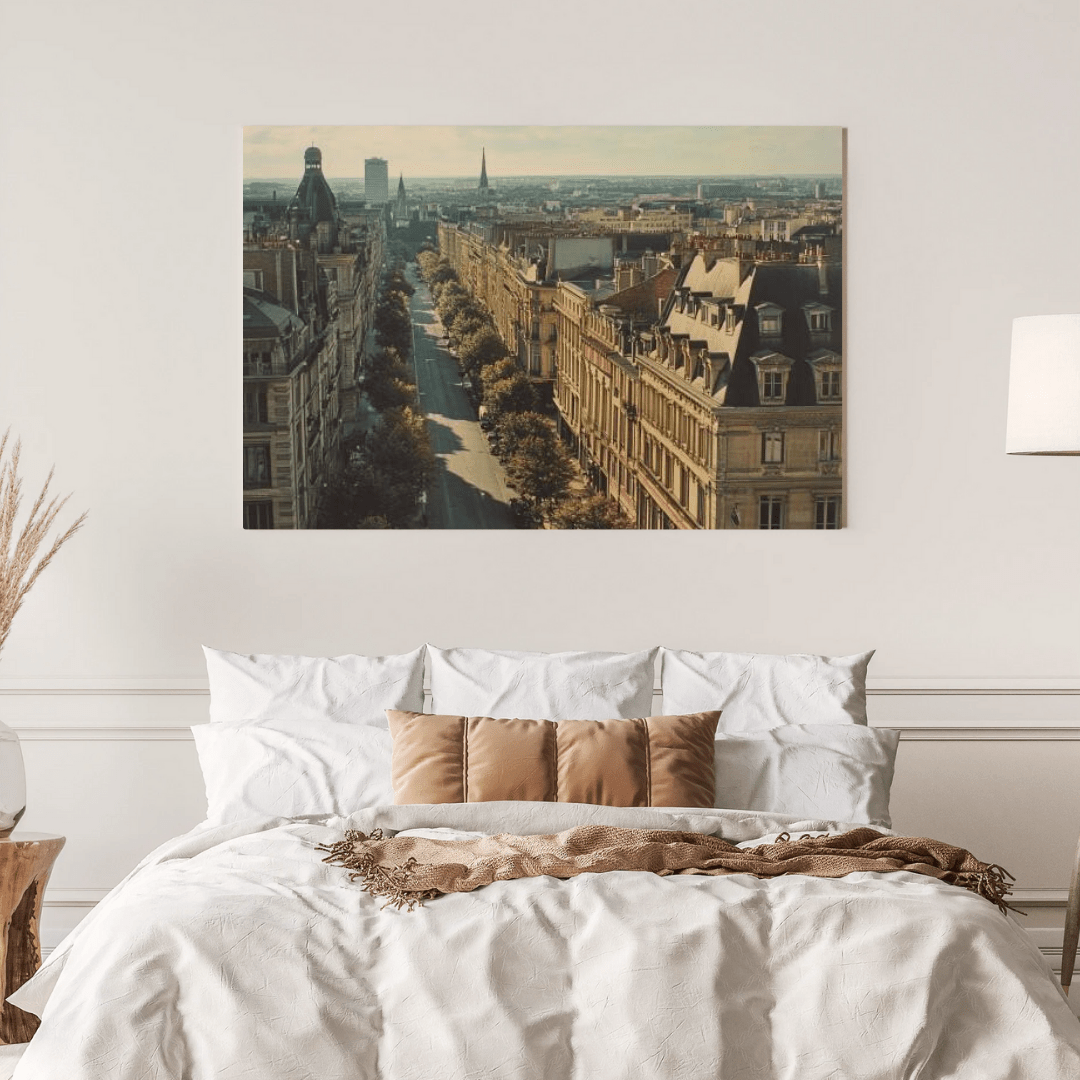 Parisian Boulevard Serenity - Urban Wall Art - Aestheticanvas