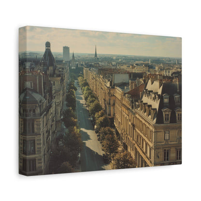 Parisian Boulevard Serenity - Urban Wall Art - Aestheticanvas