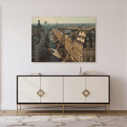 Parisian Boulevard Serenity - Urban Wall Art - Aestheticanvas