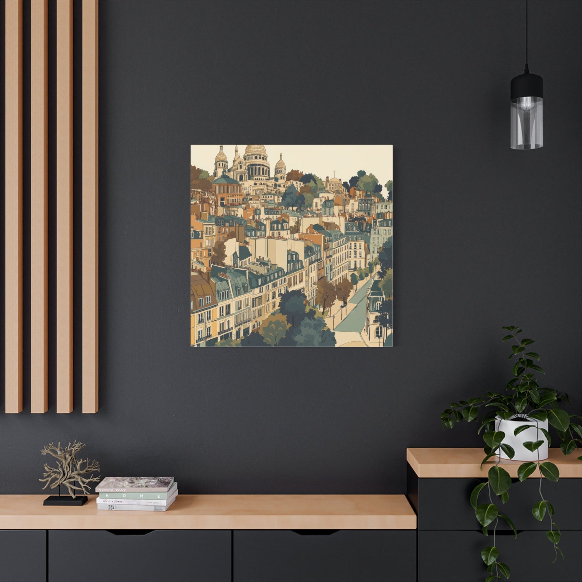 Parisian Charm Sacré - Cœur Basilica - Cityscape Wall Art - Aestheticanvas