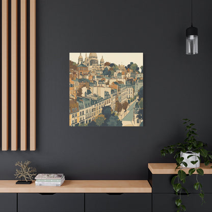 Parisian Charm Sacré - Cœur Basilica - Cityscape Wall Art - Aestheticanvas