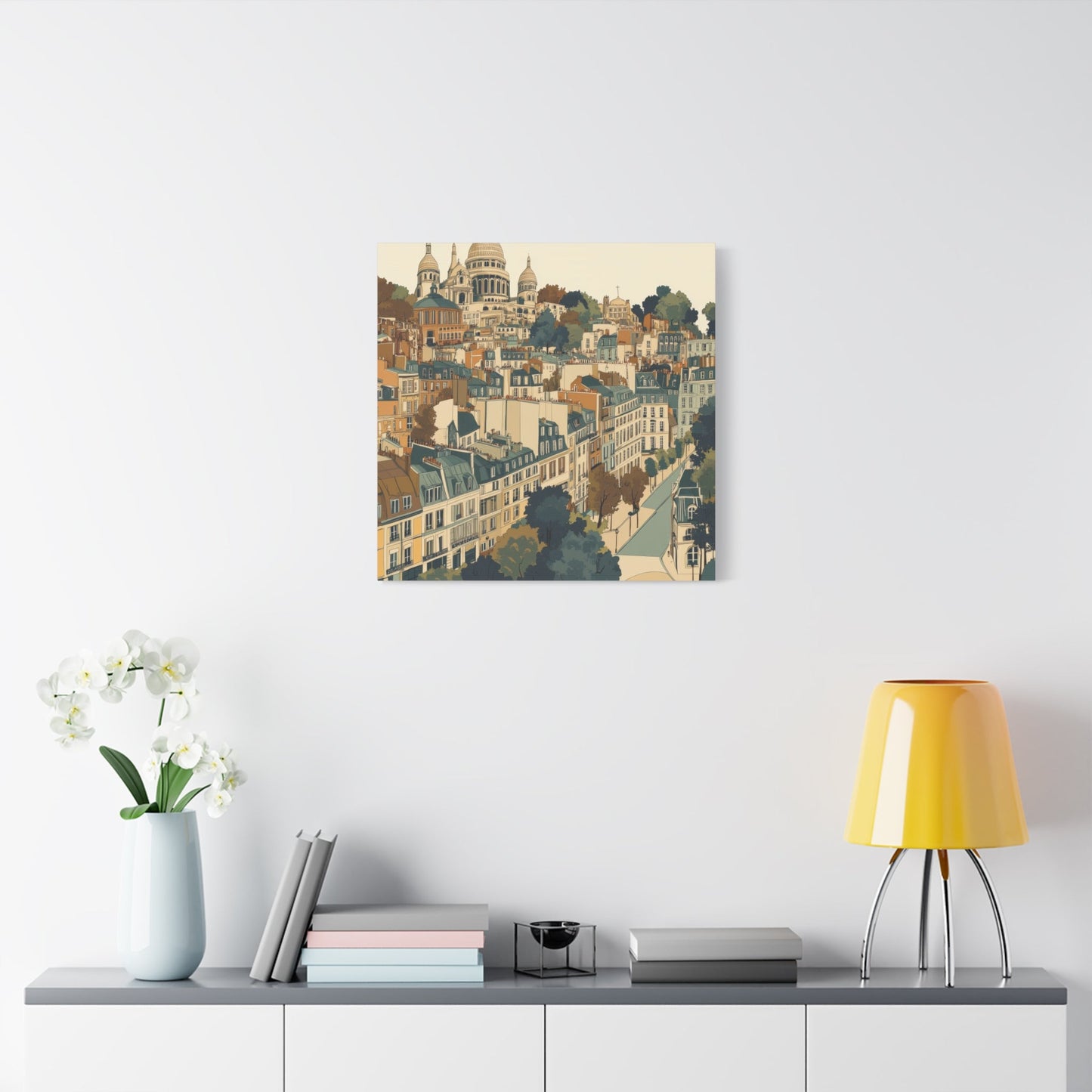 Parisian Charm Sacré - Cœur Basilica - Cityscape Wall Art - Aestheticanvas