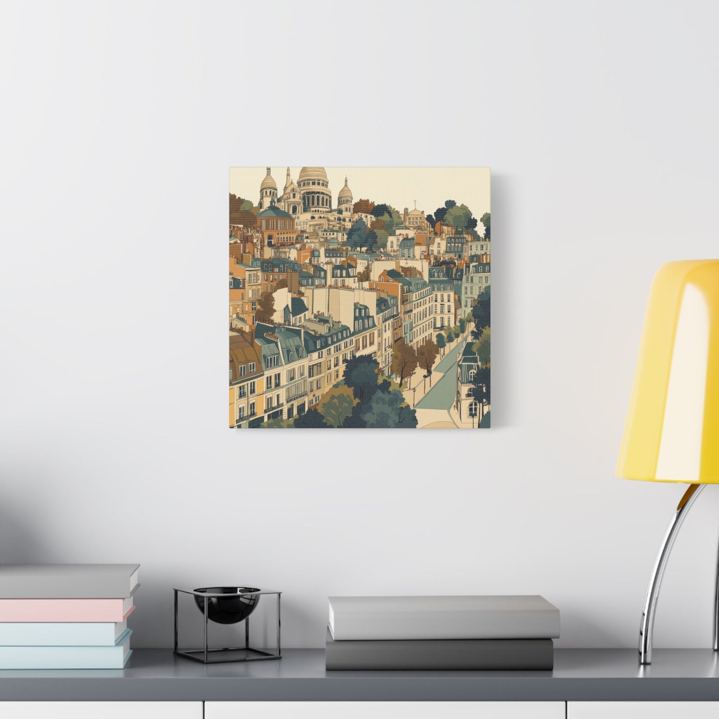 Parisian Charm Sacré - Cœur Basilica - Cityscape Wall Art - Aestheticanvas