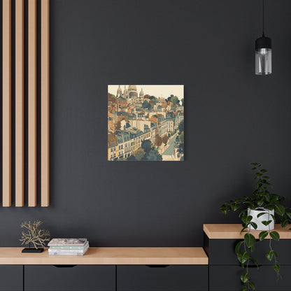 Parisian Charm Sacré - Cœur Basilica - Cityscape Wall Art - Aestheticanvas