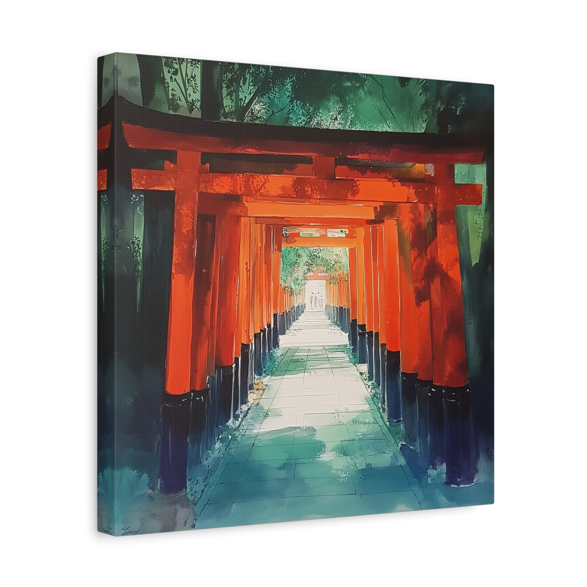 Pathway of Torii – Japanese Shrine Wall Art - Aestheticanvas