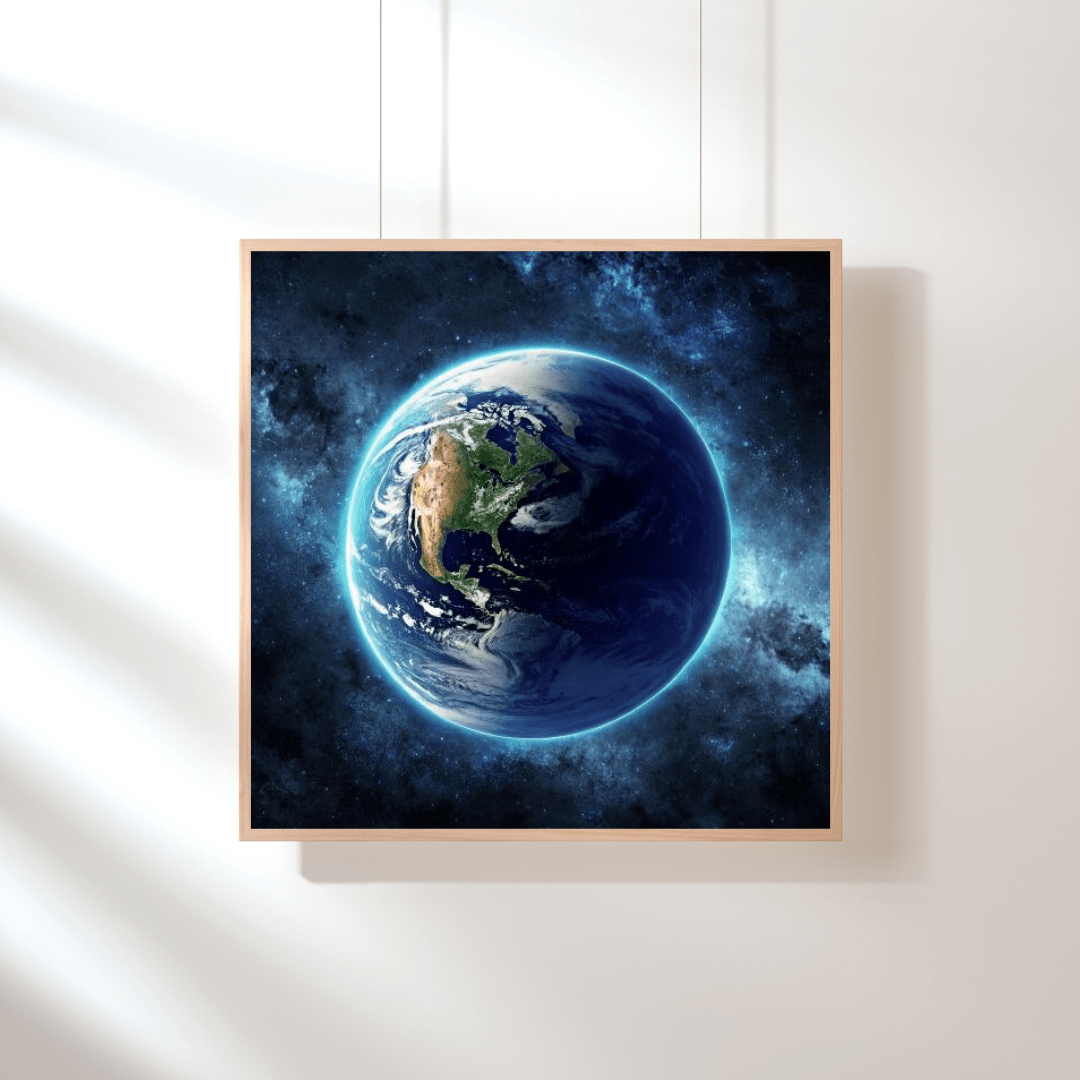 Planet Earth - Space Wall Art - Aestheticanvas