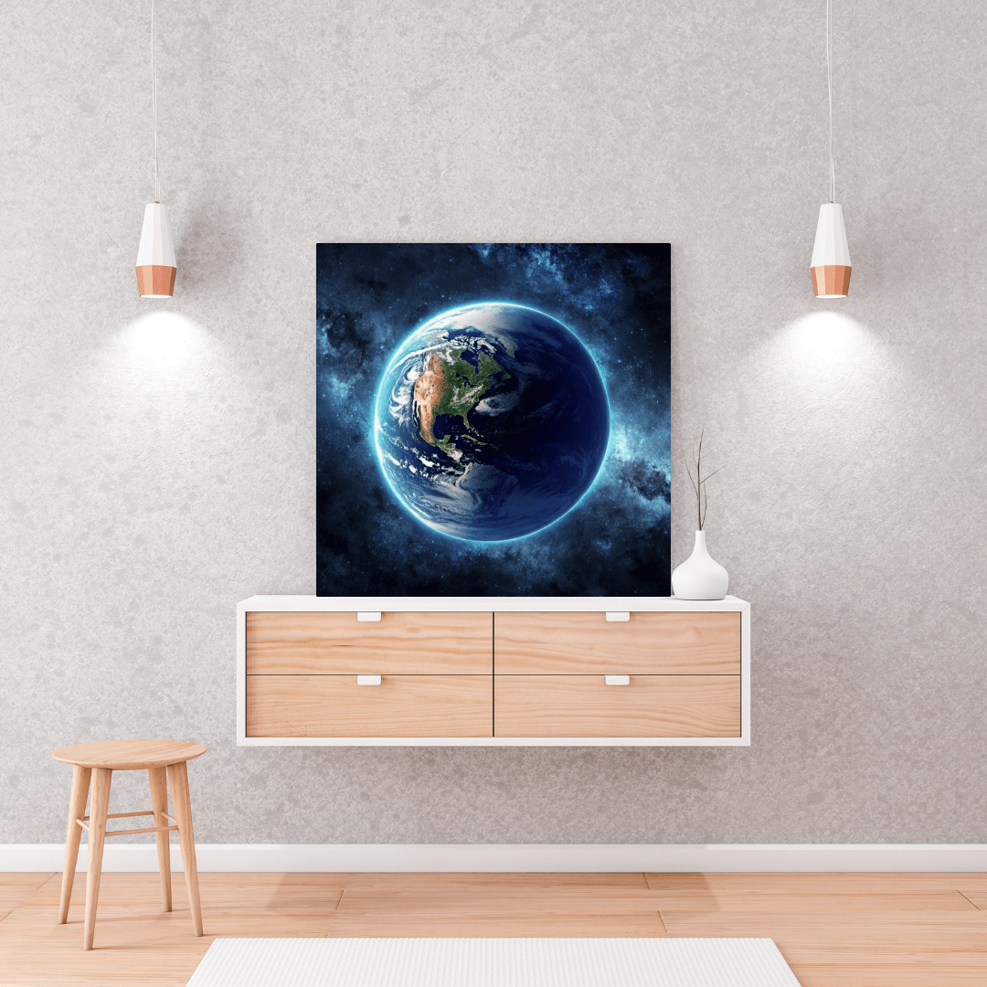 Planet Earth - Space Wall Art - Aestheticanvas