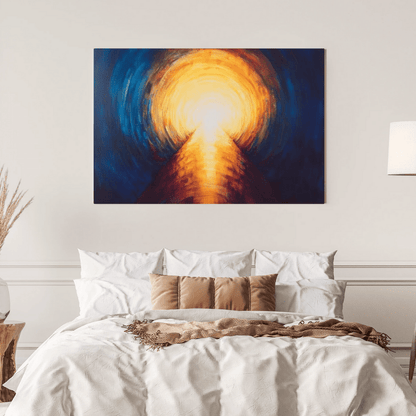 Radiant Pathway to Enlightenment - Abstract Wall Art - Aestheticanvas