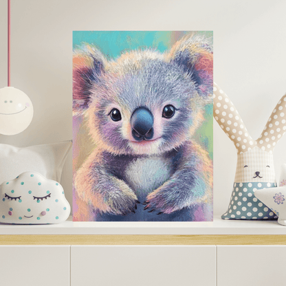 Rainbow Fluffy - Kids Wall Art - Aestheticanvas