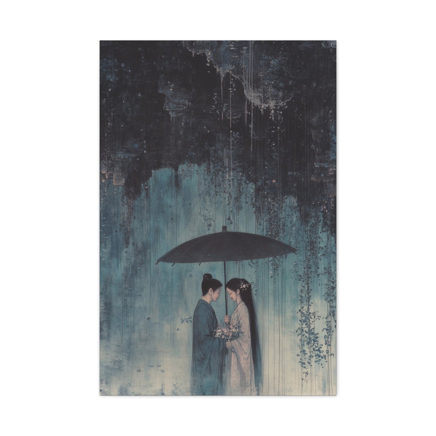 Rainy Romance - Asian Wall Art - Aestheticanvas